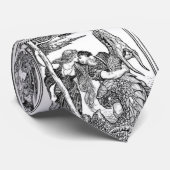 神話のドラゴン・スレイヤー・タイ ネクタイ (ロール)