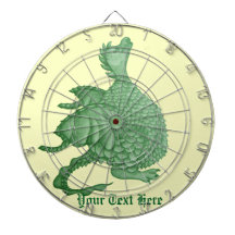 神話のファンタジーの可愛い緑の竜