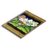 神話のライオンのスパイラルノート ノートブック (左側)