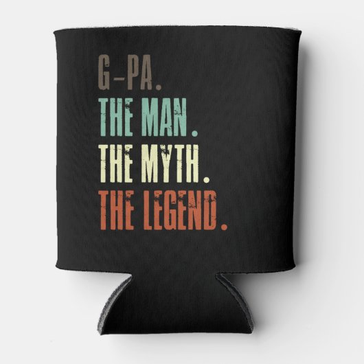神話の伝説の父の日の男Gpa 缶クーラー (正面)