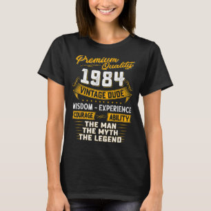 神話の伝説の男1984 38誕生日ギフト38 Tシャツ