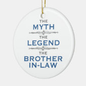 神話の伝説の義兄 セラミックオーナメント (左)