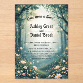 神話の森　～魔法の森のフェアリーテール・ウェディング～ アクリル招待状 (正面)