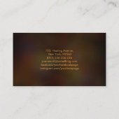 神話の火のフェニックス鳥 名刺 (裏面)