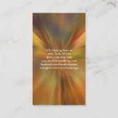 神話の火のフェニックス鳥 名刺 (裏面)