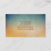 神話の火のフェニックス鳥 名刺 (裏面)