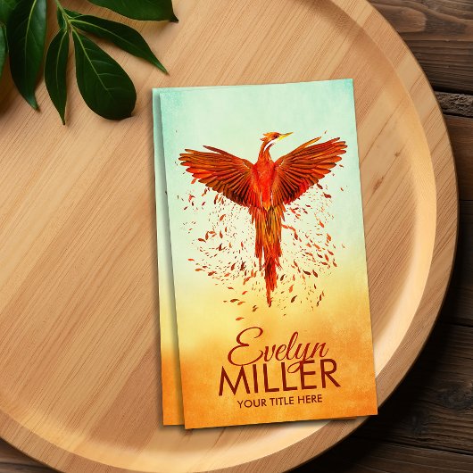 神話の火のフェニックス鳥 名刺