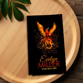 神話の火のフェニックス鳥 名刺