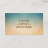 神話の火のフェニックス鳥 名刺 (裏面)