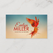 神話の火のフェニックス鳥 名刺 (正面)