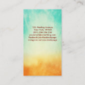 神話の火のフェニックス鳥 名刺 (裏面)