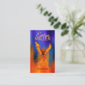 神話の火のフェニックス鳥 名刺 (スタンド正面)