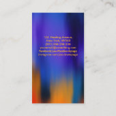 神話の火のフェニックス鳥 名刺 (裏面)