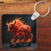 神話の火の牛 キーホルダー (裏面)