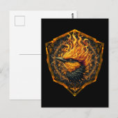 神話の炎の鳥 ポストカード (正面/裏面)