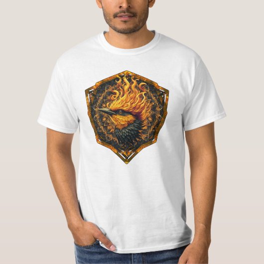 神話の炎の鳥 Tシャツ (正面)