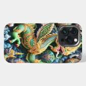 神話の生き物と幻想的な美意識の壁紙 iPhoneケース (裏面横)