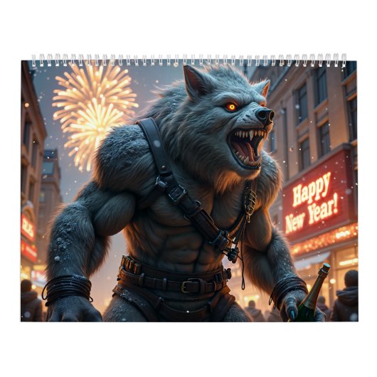 神話の生き物カレンダー – 伝説の年 カレンダー (カバー)