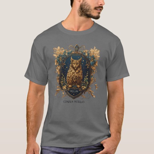 神話の生き物 – 民俗学インスパイア芸術 Tシャツ (正面)