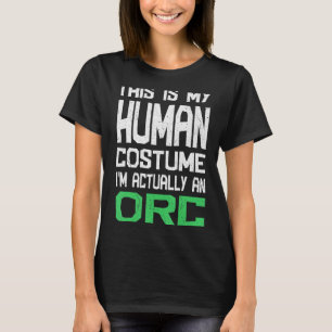神話の生き物Orc Rpgファンタジーフォークの衣装 Tシャツ