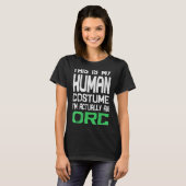 神話の生き物Orc Rpgファンタジーフォークの衣装 Tシャツ (正面フル)