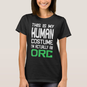 神話の生き物Orc Rpgファンタジーフォークの衣装 Tシャツ