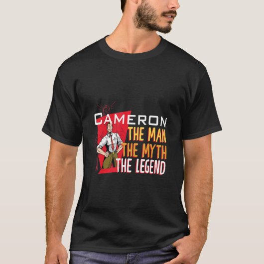 神話の男キャメロン伝説 Tシャツ (正面)