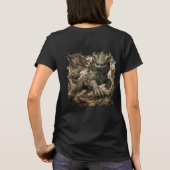 神話の石の守護者ヤリTシャツ Tシャツ (裏面)