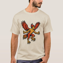 神話の翼を持つモンスター・クリーチャーTシャツ Tシャツ