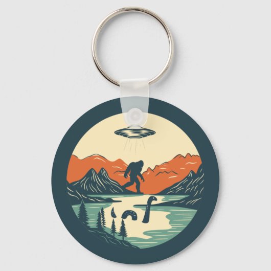 神話の背景 キーホルダー (正面)