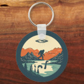 神話の背景 キーホルダー (正面)