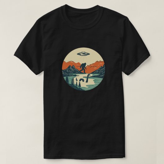 神話の背景 Tシャツ (デザイン正面)