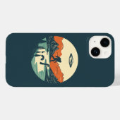 神話の背景iPhone / iPadケース Case-Mate iPhoneケース (裏面 (横))