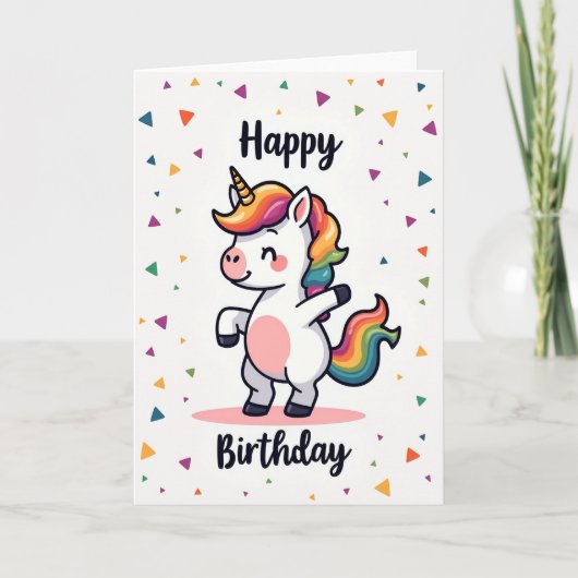 神話の誕生日カード カード (正面)