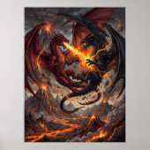 神話の領域 ドラゴンの激突 ポスター (正面)