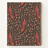 神話の鳳凰 深紅 ノートブック (裏面)