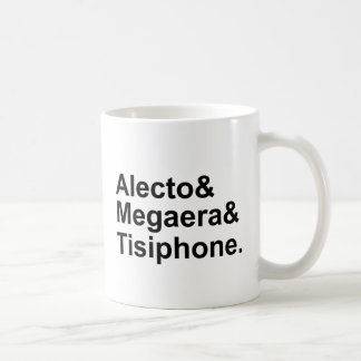 神話のAlecto Megaera Tisiphone |のギリシャ人の激怒 コーヒーマグカップ
