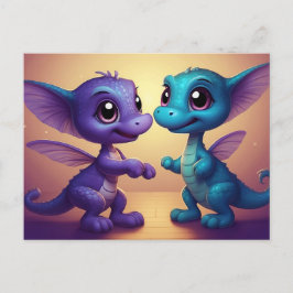 *~* 神話のAP48 フォト招待 - ドラゴンポストカード ポストカード