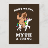 神話を作りたくない ポストカード (正面)