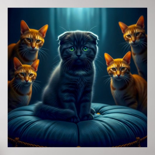 神話を覆す黒猫が幸運をもたらす！ ポスター (正面)