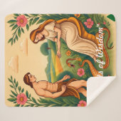 『神話エデン開花』 シェルパブランケット (正面(横))