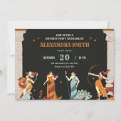 神話ゴッドデス・ヒーローの誕生日 招待状 (正面)