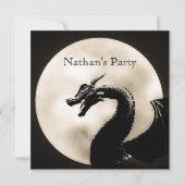 神話ドラゴンパーティの招待状 シーズンカード (正面)