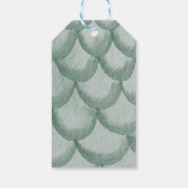 神話ドラゴンベビーシャワーメッセージカードギフトラベル ギフトタグ (裏面)