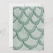 神話ドラゴンベビーシャワー招待状おとぎ話 招待状 (裏面)