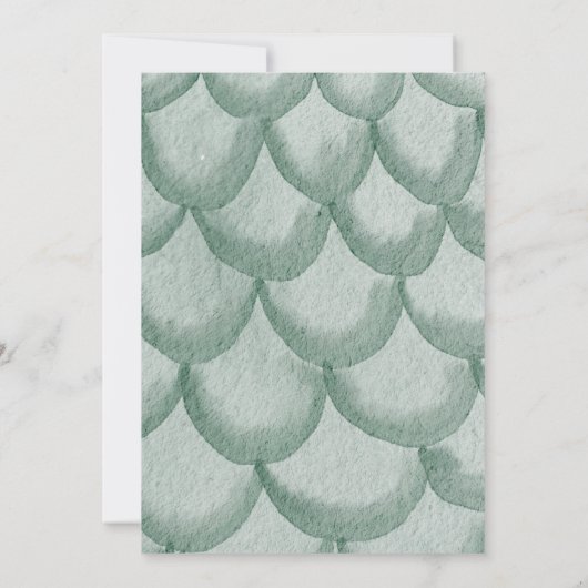 神話ドラゴンベビーシャワー招待状おとぎ話 招待状 (裏面)