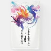 神話ドラゴンマギクランド誕生日 横断幕 (縦)