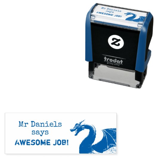 神話ドラゴン先生素晴らしの仕事 セルフインキングスタンプ (インサイチュ)