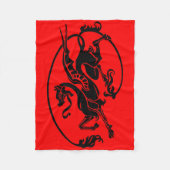神話ドラゴン辰年デザイン フリースブランケット (正面)