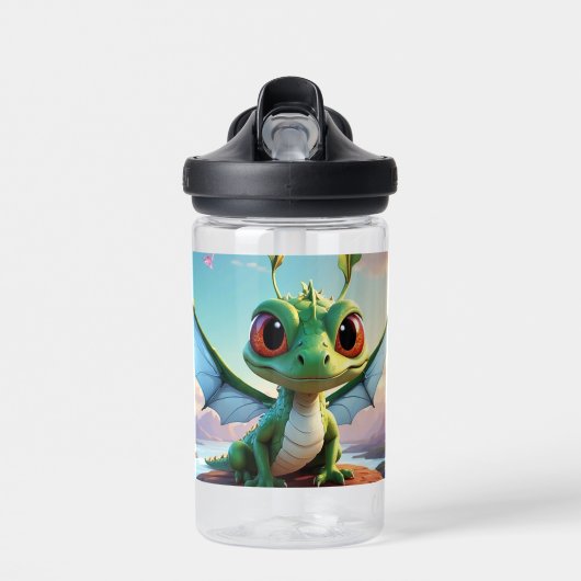 *~*神話ファンタジーAP48キッズドラゴンフライ漫画 ウォーターボトル (正面)